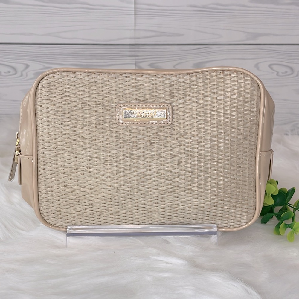Versace‎ Parfums Woven/Patent Beauty Pouch